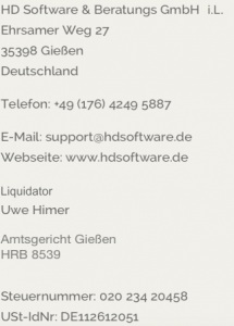 HD Software & Beratungs GmbH i.L.